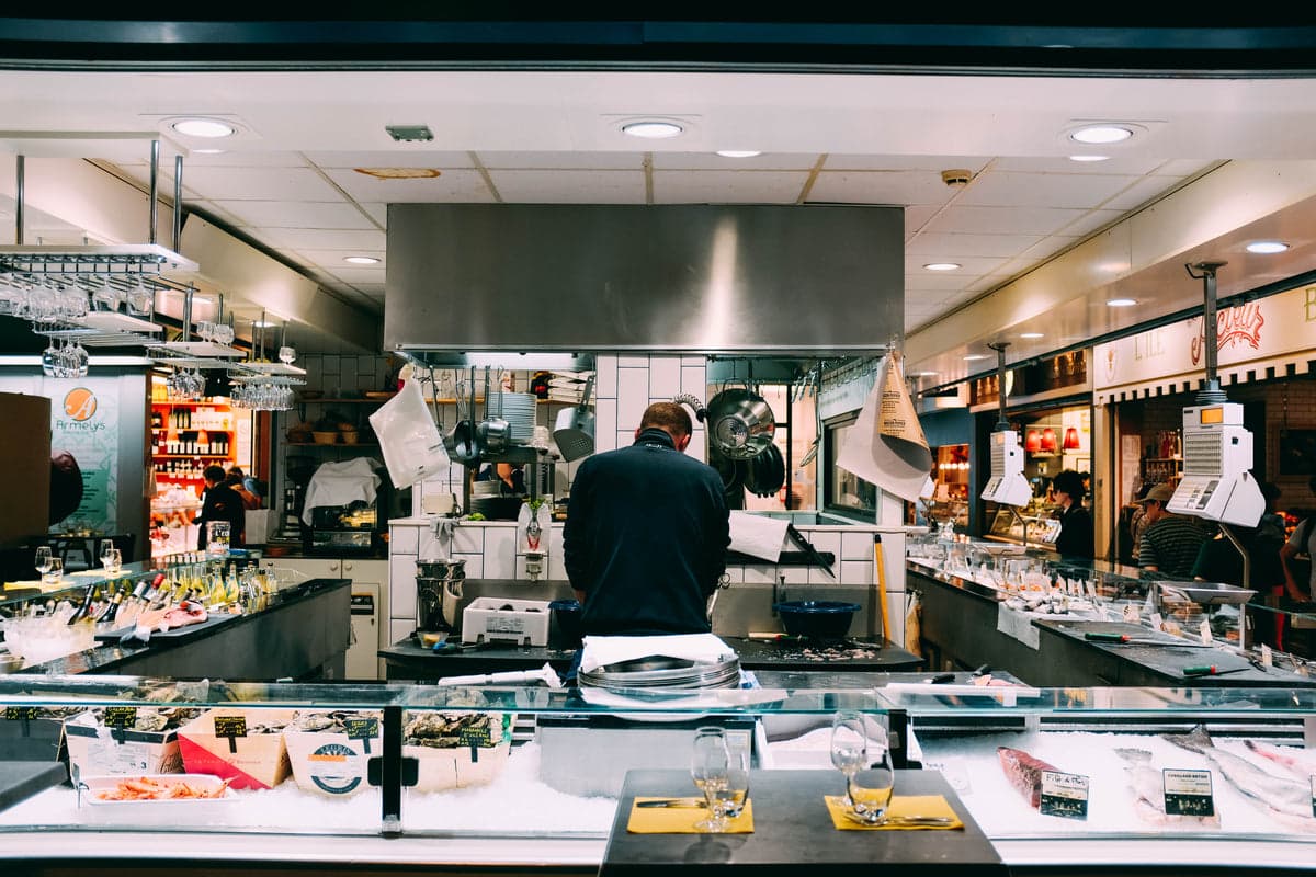 Restaurant kitchen prep